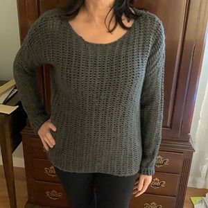 Calvin Klein Charcoal Knit Sweater